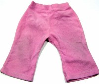 Růžové fleecové kalhoty zn. Babble Boom