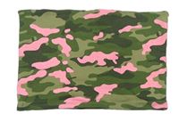 Khaki-růžový army bandeau crop top zn. Matalan