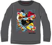 Nové - Tmavošedé triko s Angry Birds 