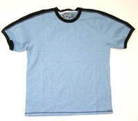 Modré tričko s pruhem zn. Marks&Spencer vel. 11/12 let
