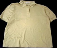 Béžové tričko s límečekem vel. 12-14 let