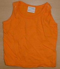 Oranžové tričko s flitry zn. Next