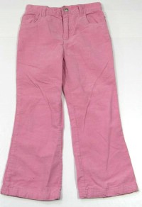Růžové manžestrové kalhoty zn. Girl2Girl 