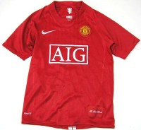 Červený dres s nápisem zn. Nike