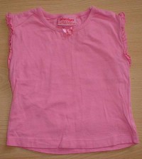 Růžové tričko s mašličkou
