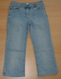 Světlemodré riflové kalhoty vel. 10-11 let