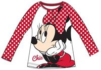 Nové - Červeno-puntíkované triko s Minnie zn. Disney 