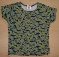 Khaki army tričko