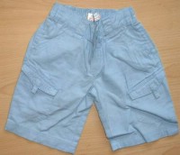 Modré 7/8 plátěné kalhoty s kapsami zn. Early Days