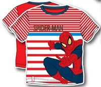 Nové - Červeno-bílé pruhované tričko se Spider-manem zn. Marvel 