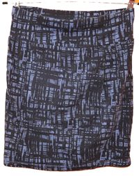 Dámská černo-fialová vzorovaná sukně zn. Forever21 vel. L 