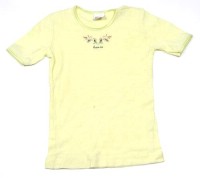 Žluté tričko s potiskem