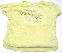 Žluté tričko s nápisy zn. Early Days