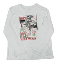 Bílé triko s dinosaurem zn. Primark