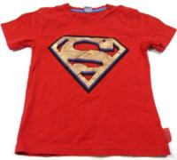 Červené tričko se znakem Supermana zn.George 