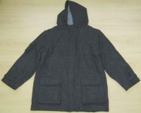 Černý flaušový zateplený kabátek zn. Adams vel. 10 let