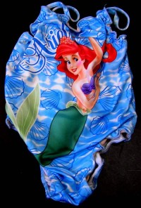 Modré plavky s  mořskou vílou zn. Disney