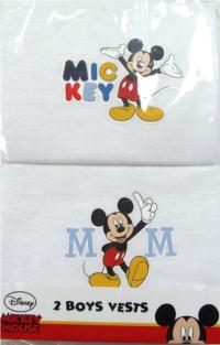 Nové - 2pack nátělník s Mickeym zn. Disney