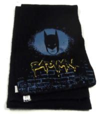 Černá pletená šála s Batmanem 