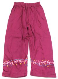 Purpurové pyžamové kalhoty s Upsy Daisy