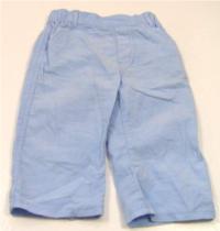 Světlemodré manžestrové kalhoty zn. M&Co 