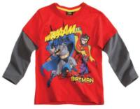 Nové - Červeno-šedé triko s Batmanem