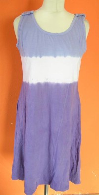 Dámské fialové letní šaty