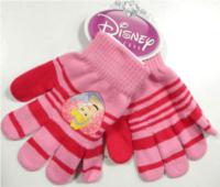 Outlet - Růžové prstové rukavičky s Popelkou zn. Disney