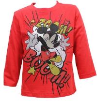 Outlet - Červené triko s Mickeym zn. Disney 