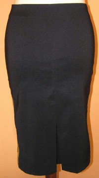 Dámská černá sukně s pruhy vel. 36