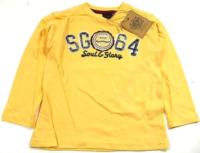 Outlet - Žluté triko s nápisem zn. Soul&Glory