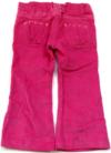 Outlet - Růžové manžestrové kalhoty zn. Bhs