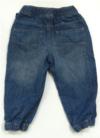 Modré riflové cuff kalhoty zn. Early days