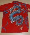 Červená košile s drakem zn. Centino vel. 11-12 let