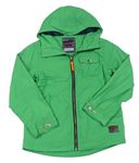 Zelená šusťáková jarní bunda s kapucí Next