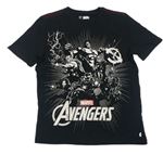 Černé tričko s Avangers GAP