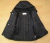 Černá šusťáková zimní bundička s kapucí zn. Marks&Spencer
