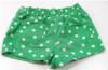Zelené puntíkové riflové kraťásky zn. George