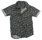 Antracitová vzorovaná košile Kiabi
