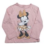Růžové triko s Minnie Disney + Primark 
