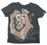 Šedé tričko se Lvím králem George 
