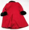 Červeno-černý vlněný zimní kabátek zn.Marks&Spencer 