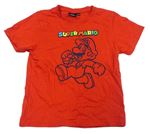 Červené tričko Super Mario 