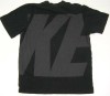 Černo-šedé tričko s nápisem zn. Nike