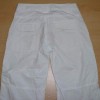 Bílé plátěné 3/4 kalhoty zn. H&M, vel. 146 cm
