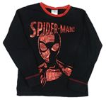 Černé triko Spiderman Marvel