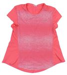 Růžové melírované funkční tričko Domyos