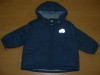 OUTLET - Modrá šusťáková zimní bundička/vesta s kapucí zn. Marks&Spencer
