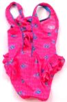 Růžové plavky s motýlky zn. Miniwear