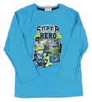 Azurové triko se Super Hero Topolino